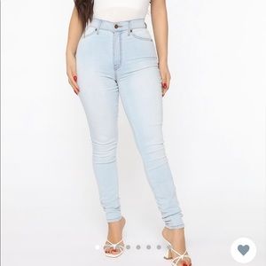 Fashion Nova flex game strong jeans